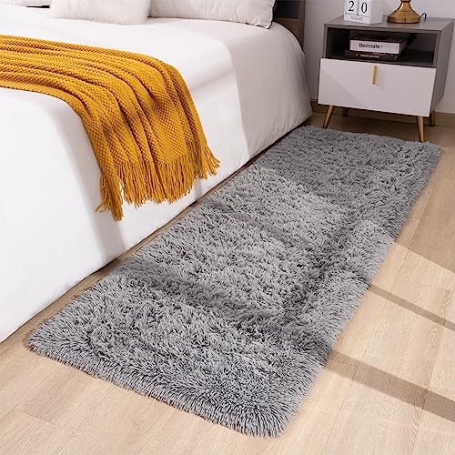 Fluffy Runner Rug for Bedroom Living Room