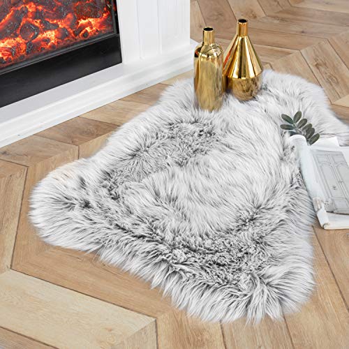 Fluffy Shaggy Area Rug Ultra Soft Sheepskin Fur Rug