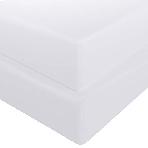 FLXXIE 2 Pack Microfiber Fitted Crib Sheets