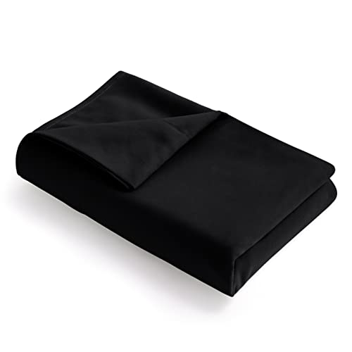 FLXXIE King Size Microfiber Flat Bed Sheet Only, 1800 Soft and Fade, Shrinkage Resistant Top Sheet, Black