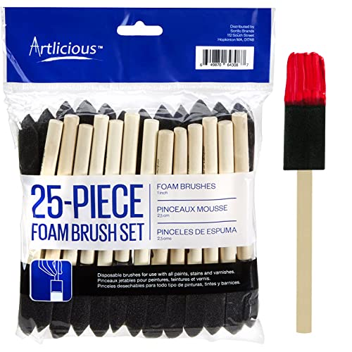 Foam Paint Brushes Set - Convenient and Versatile Art Tools