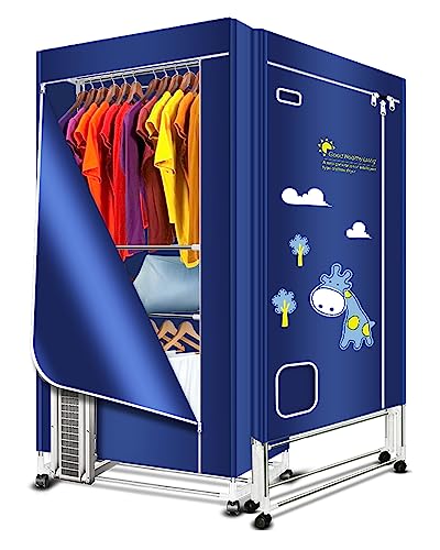 Sanivery Electric Portable Dryer for Clothes - Mini Clothes Dryer with Shoe Drying Attachment, Foldable Drying Rack, Super - Quiet Motor
