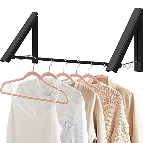 Foldable Clothes Drying Rack with Wall Mount