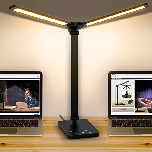 Foldable Desk Lamp with Eye-Caring LED Lighting