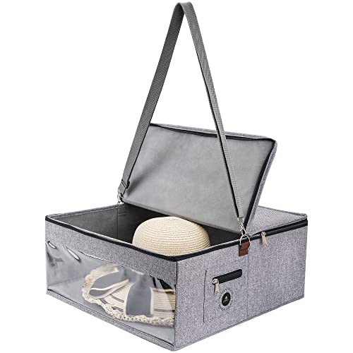 Foldable Hat Storage Box and Travel Case