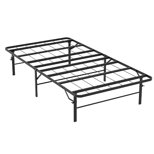 Foldable Metal Platform Bed Frame - Twin Size