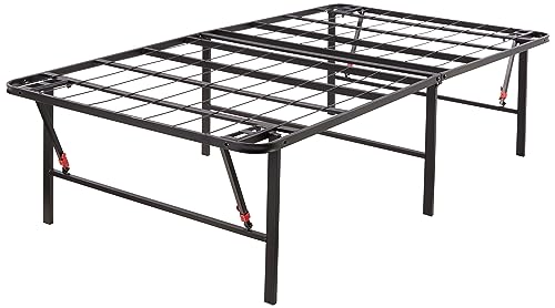Foldable Metal Platform Bed Frame with Tool Free Setup