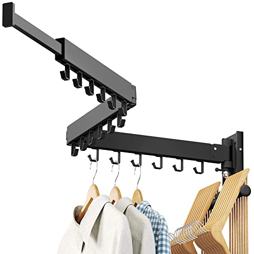 Foldable Wall-Mounted Clothes Drying Rack
