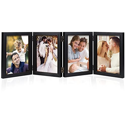 Folding 5x7 Inch Hinged Picture Frame