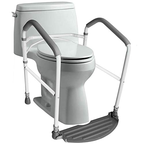 Folding & Portable Bathroom Toilet Safety Rails