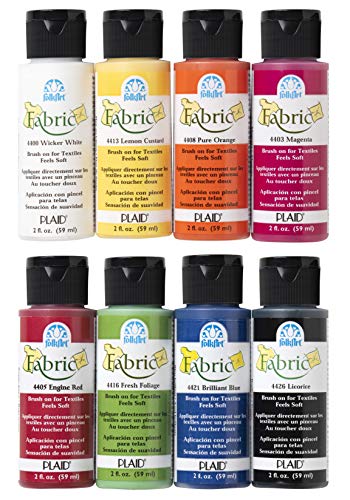 FolkArt Fabric Acrylic Paint Set - 8 Colors