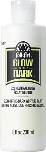 FolkArt Glow in the Dark Acrylic Paint - Versatile and Glowing