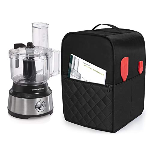 Food Processor Cover with Accessories Pockets