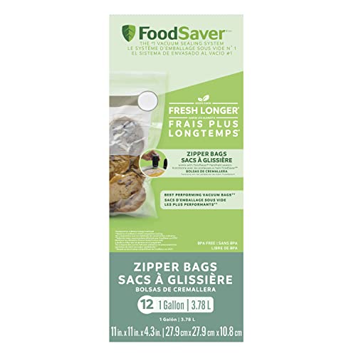 FoodSaver 1-Gallon Vacuum Zipper Bags