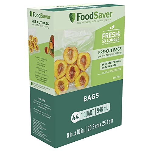 FoodSaver Quart Vacuum Sealer Bags (44 Count)