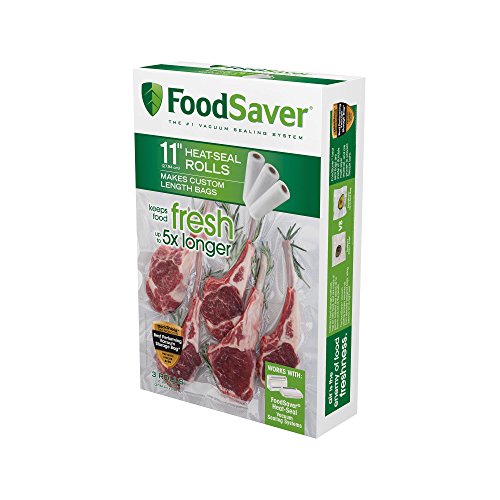 FoodSaver Vacuum Sealer Bags, 11" x 16' (Pack of 3)