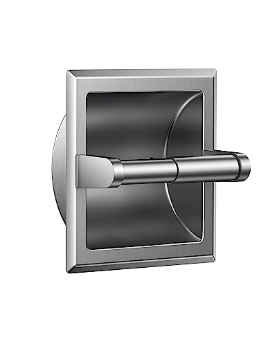 FORIOUS Brushed Nickel Toilet Paper Holder