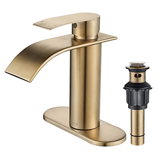 FORIOUS Gold Bathroom Faucet