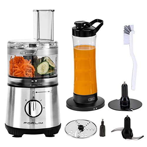 SANGCON 5 in 1 Blender and Food Processor Combo for Kitchen, Small Electric  Food Chopper for Meat and Vegetable, 350W High Speed Blenders with 2