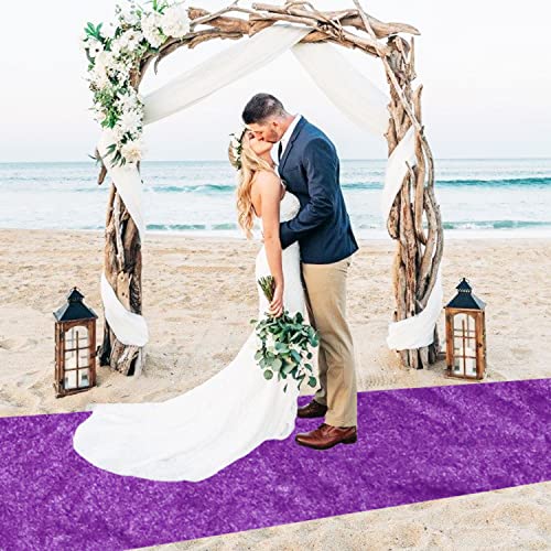 FOTSHARER Light Purple Aisle Runner Wedding Decorations