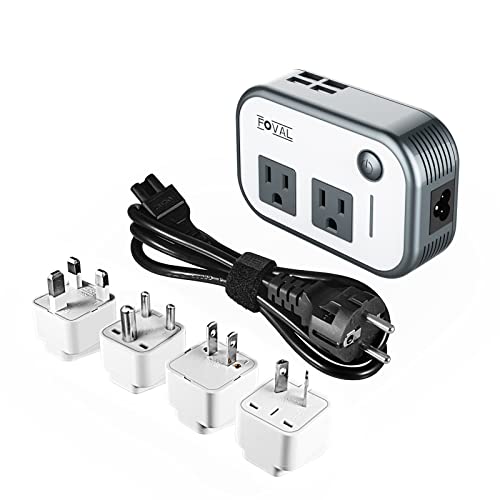 FOVAL Power Step Down Voltage Converter and International Travel Adapter