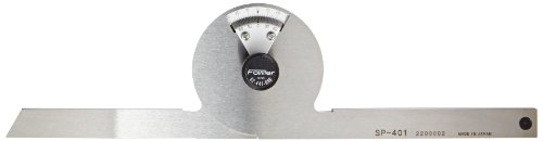 Fowler Precision Protractor: Accurate and Durable 6-inch Angle Measuring Tool