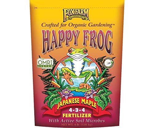 FoxFarm Happy Frog Japanese Maple Fertilizer 4-3-4, 4-Lb. Bag
