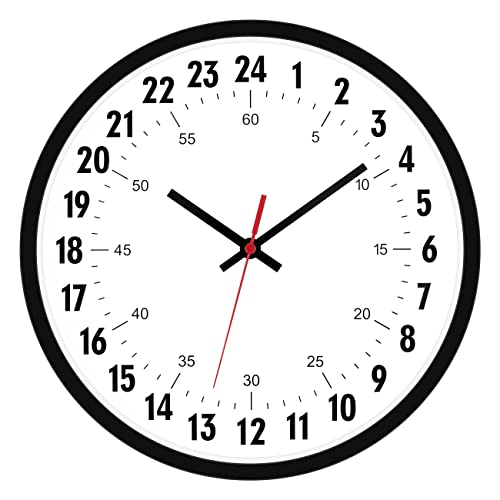 Foxtop 24 Hour Wall Clock