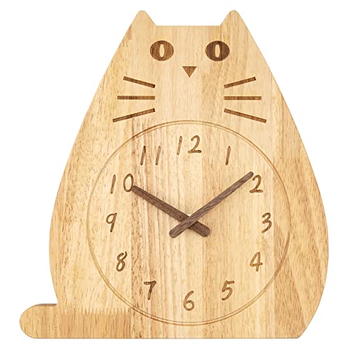 Foxtop Cute Cat Wall Clock