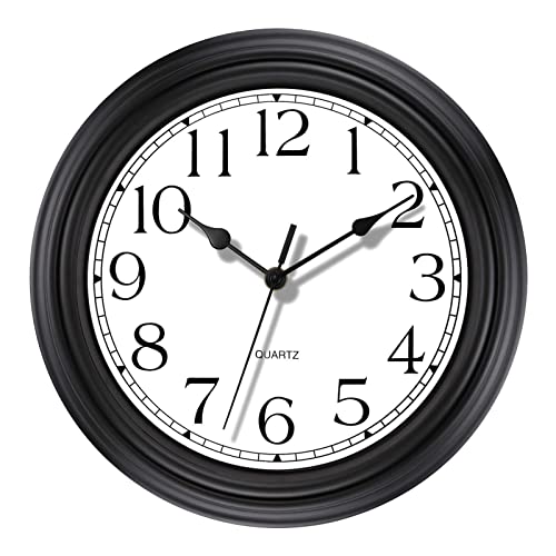 Foxtop Silent Non-Ticking Retro Wall Clock