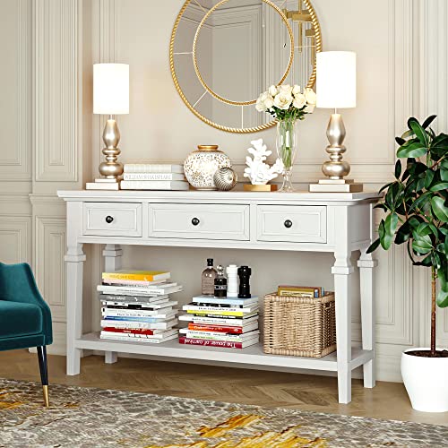 FRANSOUL Console Table with Storage Drawers