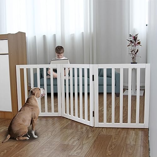 Freestanding Foldable Dog Gate