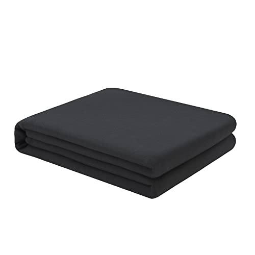 FreshCulture Hotel Quality Twin Flat Sheet - Black