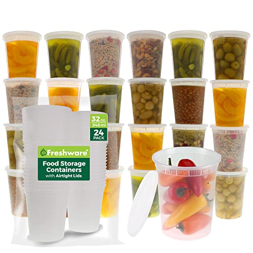 Freshware Food Storage Containers [24 Set]