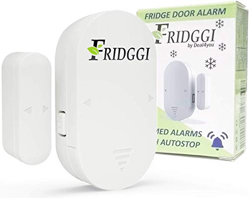 FRIDGGI Freezer Door Alarm with Reminders, Low/Loud 80-110 dB