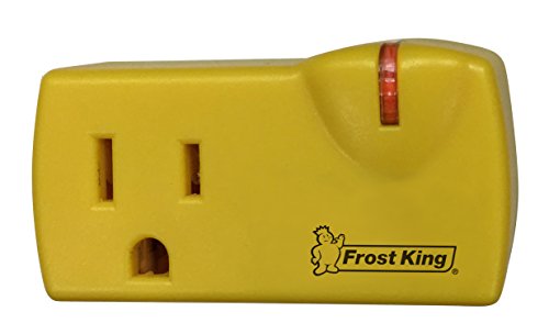 Frost King 099000 Self-Regulating Thermostat for Heat Cable Kits, Black