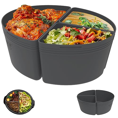 Crock Pot Liners Silicone & silicone crockpot divider Food Grade BPA- Free  Easy to clean Crockpot liner Reusable leakproof - AliExpress