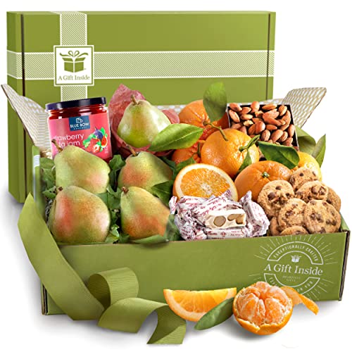 Fruit and Gourmet Holiday Gift Box