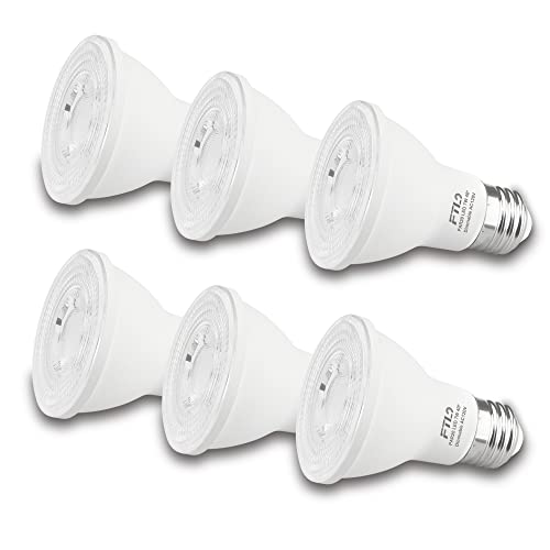 FTL PAR20 LED Bulbs Dimmable, 50W Equivalent, 7W 600LM Flood Light Bulb, 6-Pack