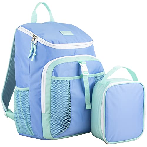 FUEL Baby Blue 2-in-1 Backpack with Lunch Box