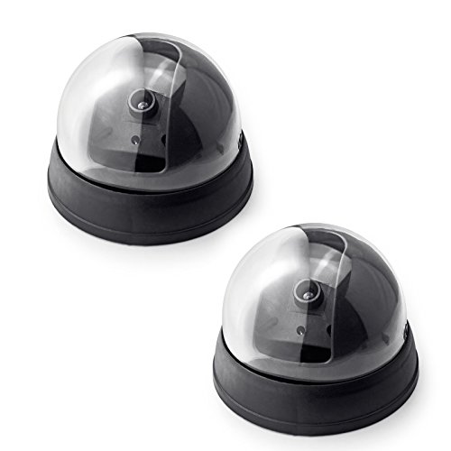 Fuers Fake Security Camera - Durable Dome Dummy Camera for Indoor/Outdoor Use