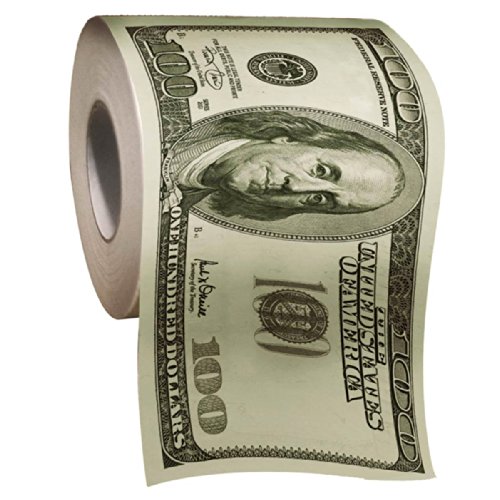 Fun $100 Bill Toilet Paper
