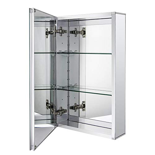 Fundin Aluminum Medince Cabinet with Double Sided Mirror