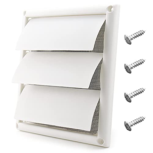 Funmit 6" Louvered Vent Cover - Keep Your Vents Protected