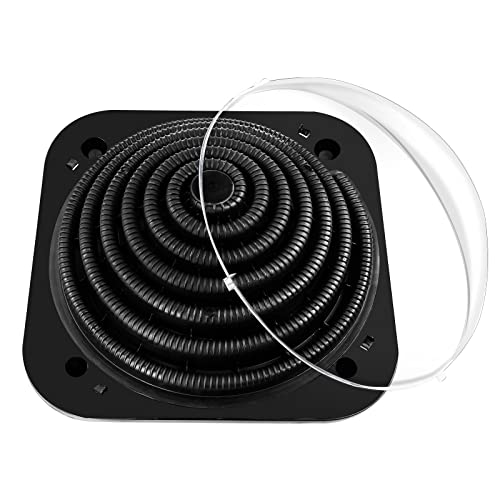Funmit Solar Pool Heater for Above Ground Inground Pool Warmers Equipment for Outdoor - Solar Powered Dome Heater with Hose Connector