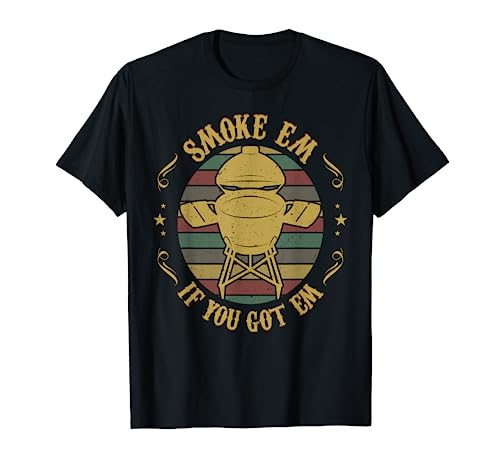 Funny BBQ Pit Egg Grill Meat Smoker Pitmaster T-Shirt