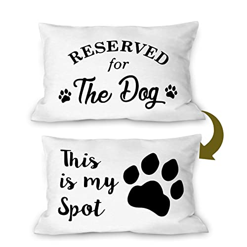 Funny Dog Paw Throw Pillow Cover