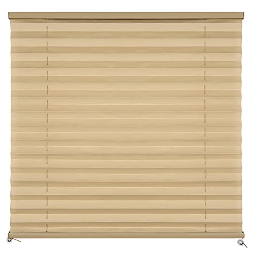 funomo RV Window Blinds Pleated Shades - 26" W x 24" L - Cappuccino
