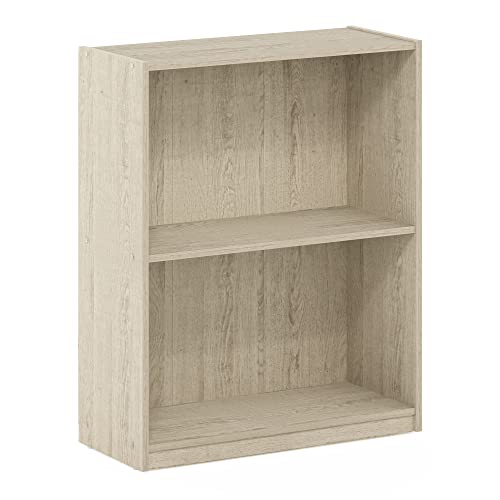 Furinno Gruen 2-Tier Bookcase - Stylish Storage for Small Spaces