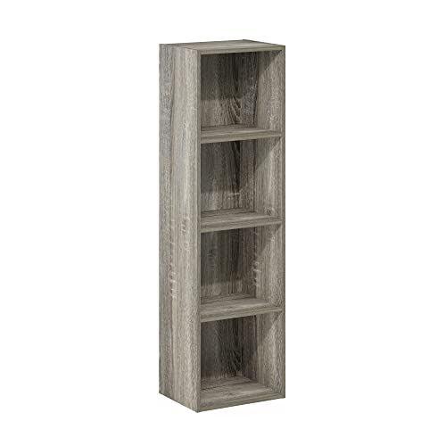 Furinno Luder Bookcase, 4-Tier Cube